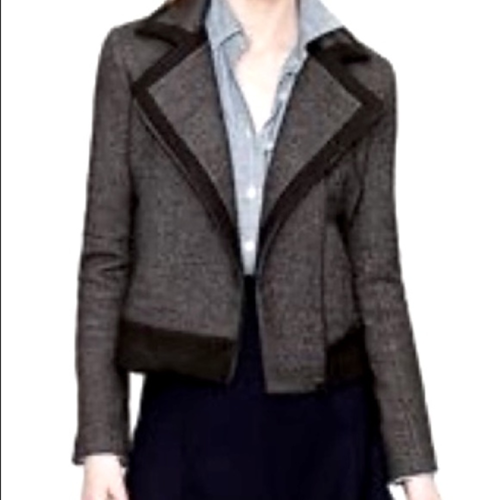 J. Crew Women’s Moto Wool Jacket Size 0